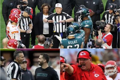 BREAKING NEWS: The results of Super Bowl 2025 have been nullified, and all referees along with the head coach of the Philadelphia Eagles have been detained for investigation following a shocking scandal that has shaken the United States and is considered the biggest in NFL history.