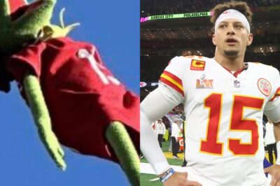 PHOTO: Eagles Fans Are Being Accused Of “Racism” Over Their Actions Towards Patrick Mahomes Kermit Doll At Super Bowl Parade.