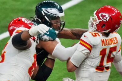 NFL Makes Surprising Final Decision On Jalen Carter’s Punch To The Face Of Patrick Mahomes During Super Bowl LIX