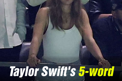 Lip reader reveals Taylor Swift’s five-word reaction