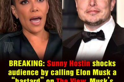 BREAKING NEWS: Sunny Hostin shocks audiences by calling Elon Musk a “bastard” on The View. Musk’s reaction leaves the entire studio stunned, prompting Joy Behar to immediately issue an apology