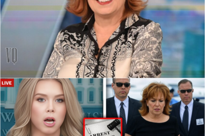 Joy Behar ARRESTED at Airport Trying to Flee the Country After $50M Lawsuit–Karoline Leavitt Reacts!