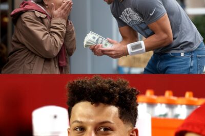Patrick Mahomes Gave $10,000 to a Homeless Woman—What She Did Next Shocked Everyone!