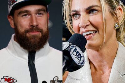 Erin Andrews Sends 2-Word Message to Travis Kelce After Big Announcement..