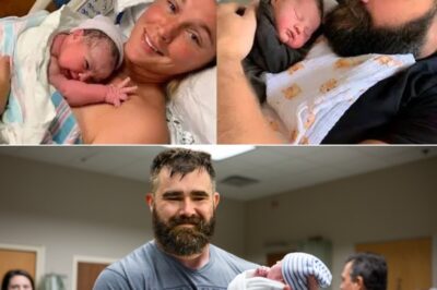 Breaking news: “I’m finally a BOY daddy!” NFL legend Jason Kelce tearfully reveals that he and his wife have welcomed their first son.