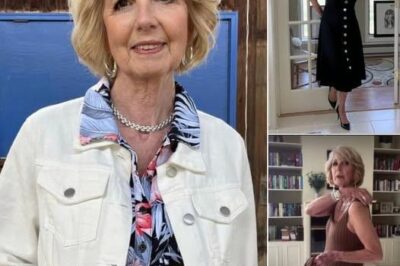 A 76-year-old grandmother modeled a sleeveless dress on social media and was criticized for showing off her arms.