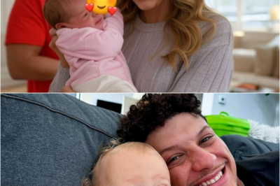 JUST IN: Travis Kelce girlfriend Taylor Swift’s Adorable First Meeting with Patrick Mahomes and Brittany Mahomes’s Baby Girl Golden Raye Mahomes at Their Home Melt Hearts as she says ‘I’m happy to meet Baby Golden, She’s a Bundle of Sunshine,’