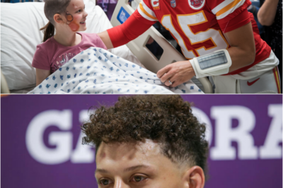 Patrick Mahomes visits terminal cancer patient on the verge of death – Her dream makes him cry.