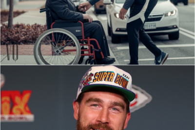 Travis Kelce Helps a Disabled Man Cross the Street—What Happened Next Left Him in Tears