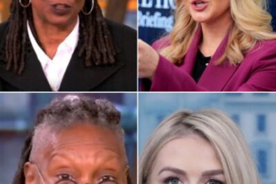 Mic drop moment—Karoline Leavitt hilariously roasts Whoopi Goldberg and The View in live TV showdown.