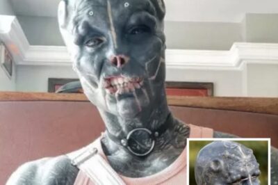 Tattooed “Black Alien” Can’t Find Job Due To His Looks, Here’s What He Looked Like Before