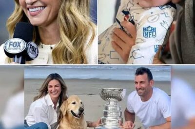 NFL Erin Andrews beams with pride as her one-year-old son takes his first tiny steps—not just on his own two feet, but straight into his dad’s legendary footsteps.