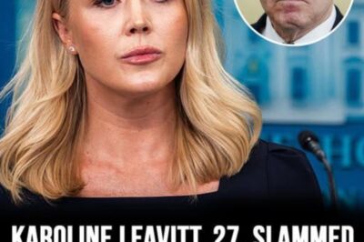 Karoline Leavitt under fire for “disgusting” comment about Joe Biden