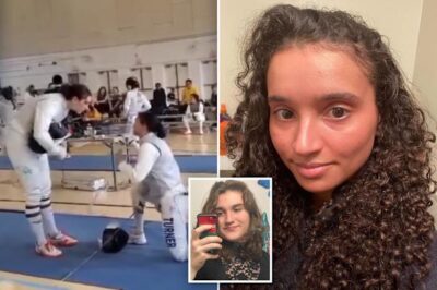 Female fencer Stephanie Turner who took a knee against trans rival competed against men seven times days prior