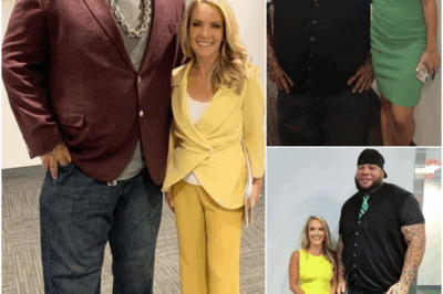 This is an interesting picture of Tyrus and Dana Perino on the set of the Greg Gutfeld show.