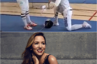 Female fencer Stephanie Turner who took a knee against trans rival competed against men seven times days prior
