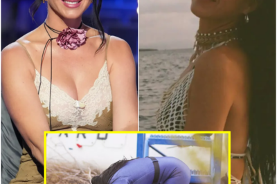 After 11 minutes playing ‘alien’, Katy Perry returns to Earth with an over-the-top ‘ground kiss’ that left netizens in stitches