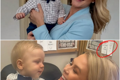 Karoline Leavitt shares sweet pics with husband and baby boy but fans are distracted by background detail