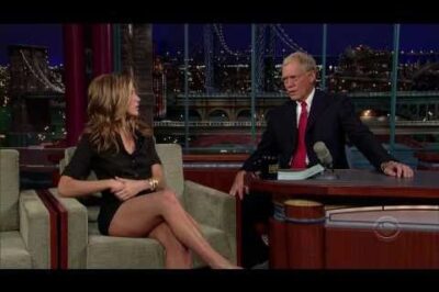 David Letterman’s question that left Jennifer Aniston very uncomfortable