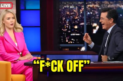 Drama explodes: Karoline Leavitt responds harshly on Stephen Colbert’s show, what truth makes everyone stunned?