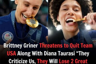 Tension Explodes: Brittney Griner Threatens to Walk Away from Team USA with Diana Taurasi After Fierce Backlash—“They Criticize Us, They’ll Lose Two Legends”. In a fiery response to what she calls “horrible” and unfair criticism, Brittney Griner has threatened to cut ties with Team USA, alongside basketball icon Diana Taurasi. The two superstars, pillars of the women’s national team, are now questioning their future on the Olympic stage. Griner didn’t hold back, warning: “They criticize us—they’ll lose two great stories.” What triggered this dramatic ultimatum—and could Team USA really lose two of its biggest names? The drama behind the scenes is unraveling fast. – NEWS TODAY II