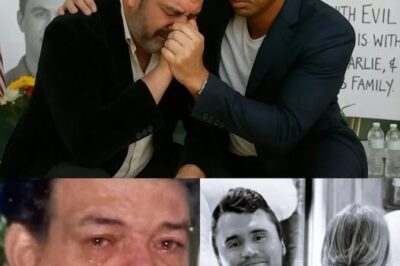 A Father’s Cry, A Friend’s Hand: The Heartbreaking Memorial for Charlie Kirk