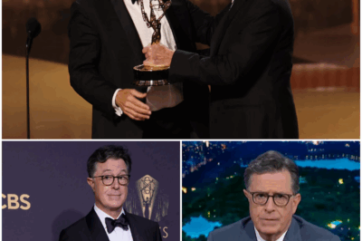Stephen Colbert stunned the #Emmys audience with a fiery acceptance speech, ending on a daring, unforgettable note: “God bless America. Stay strong, be brave, and if the elevator tries to bring you down, go crazy and punch a higher floor!” His rousing words sparked excitement, curiosity, and instant buzz across social media.