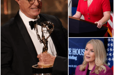 Shockwaves in Hollywood: Karoline Leavitt Demands Stephen Colbert Return His Emmy and Leave, Only to Be Stunned by Colbert’s 13-Word Response